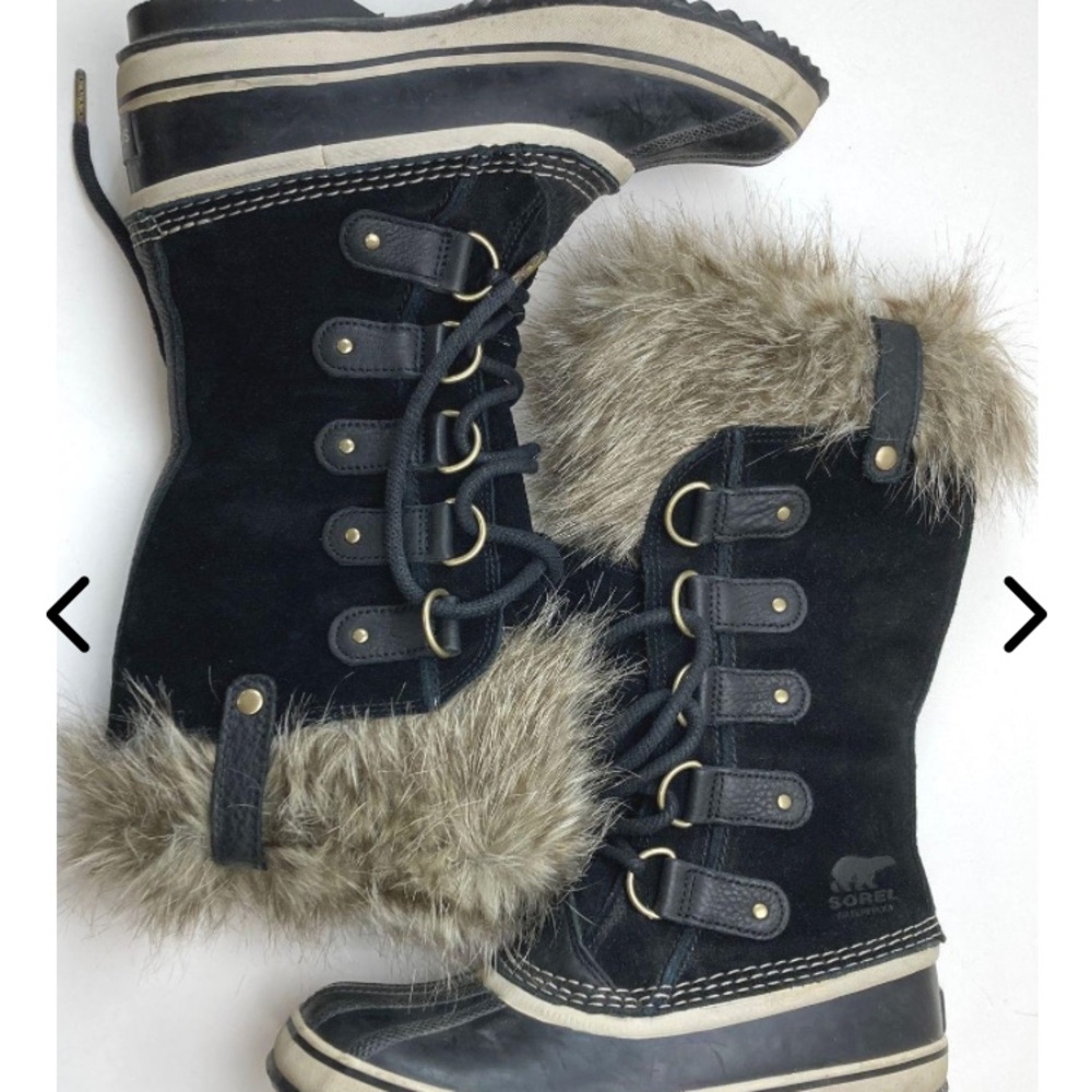 Sorrel Joan of Arch Black Boots. Look brand new, only worn twice